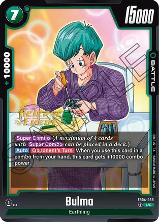 Bulma (FB04-068) - Ultra Limit Release Event Cards
