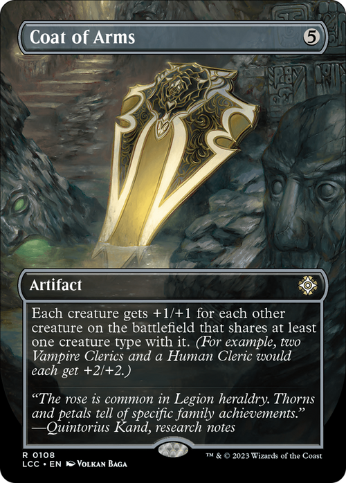 Coat of Arms (Borderless) (LCC-108) - The Lost Caverns of Ixalan Commander
