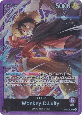 Monkey.D.Luffy (Sound Loader Vol. 1) (OP05-060) - One Piece Promotion Cards Foil