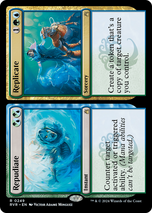 Repudiate // Replicate (RVR-249) - Ravnica Remastered