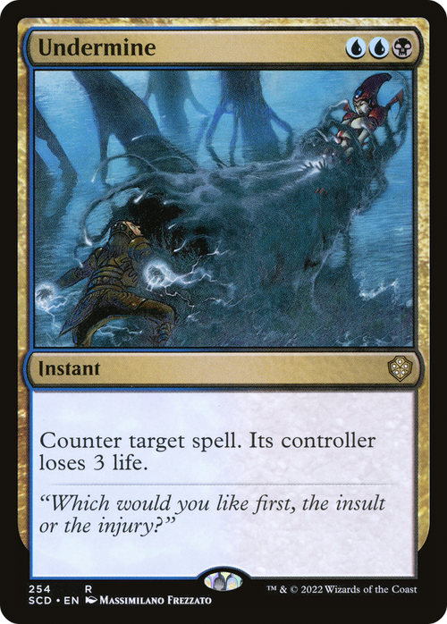 Undermine (SCD-254) - Starter Commander Decks