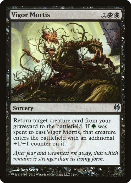 Vigor Mortis (DDJ-074) - Duel Decks: Izzet vs. Golgari Foil