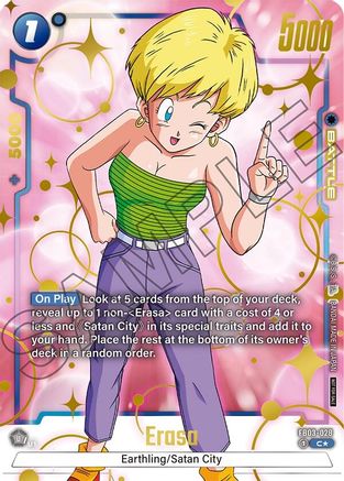 Erasa (Championship Pack 03) (FB03-028) - Tournament and Championship Promos Holofoil