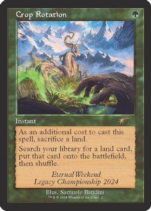 Crop Rotation (Retro Frame) (Eternal Weekend 2024 Promo) (UMP-002) - Unique and Miscellaneous Promos Foil
