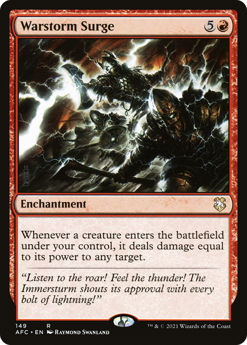Warstorm Surge (AFC-149) - Forgotten Realms Commander