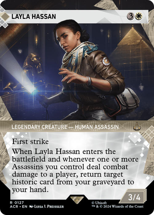 Layla Hassan (Showcase) (ACR-127) - Assassin's Creed: (Showcase) (Borderless)