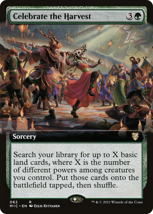 Celebrate the Harvest (Extended Art) (MIC-062) - Midnight Hunt Commander: (Extended Art)