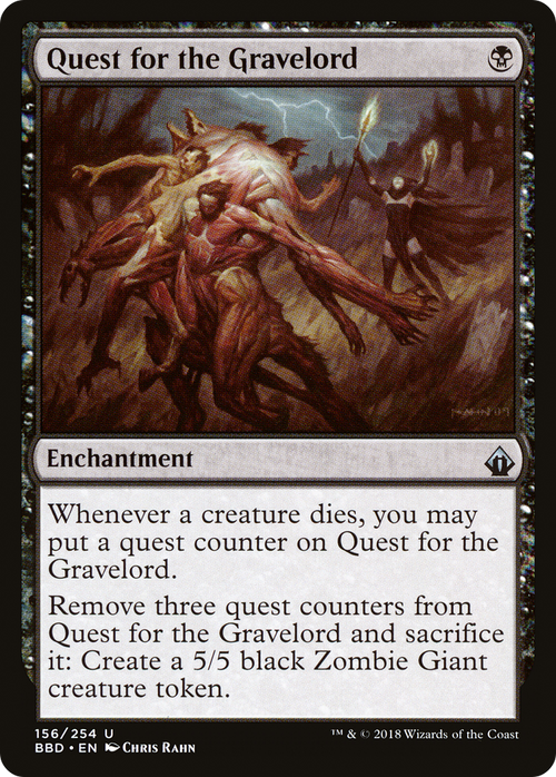 Quest for the Gravelord (BBD-156) - Battlebond Foil