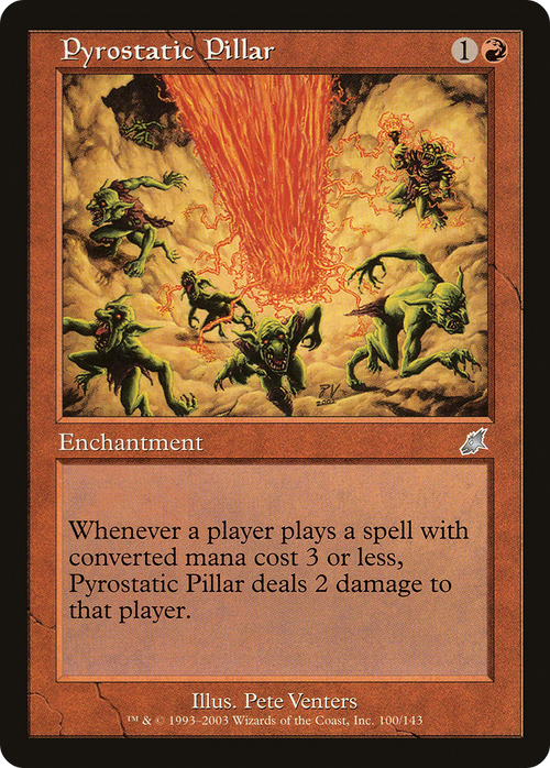 Pyrostatic Pillar (SCG-100) - Scourge Foil
