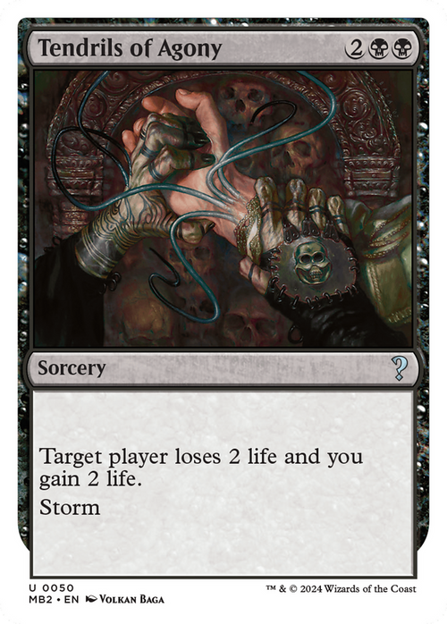 Tendrils of Agony (White Border) (MB2-050) - Mystery Booster 2
