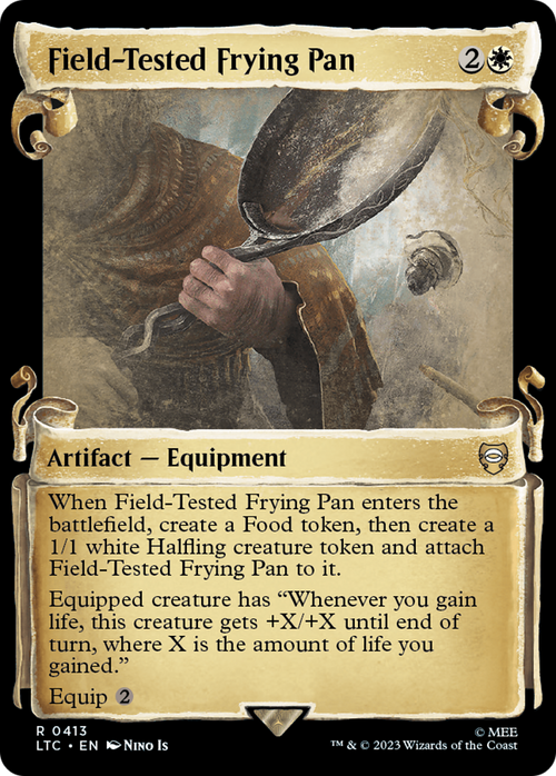 Field-Tested Frying Pan (Showcase Scrolls) (LTC-413) - Tales of Middle-earth Commander: (Showcase)