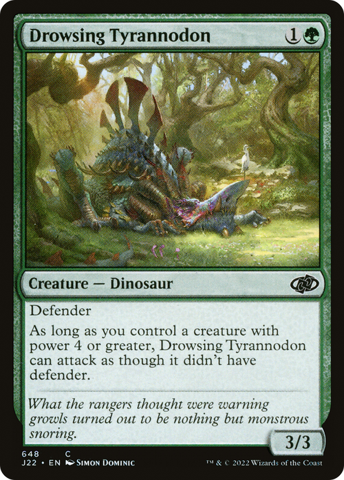 Drowsing Tyrannodon (J22-648) - Jumpstart 2022