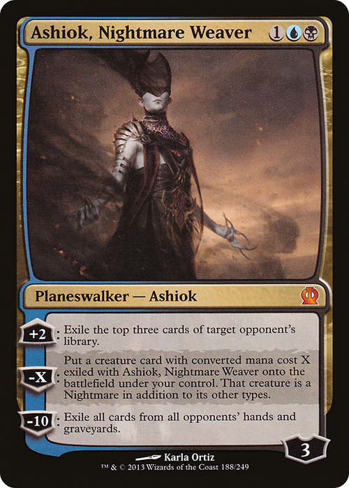 Ashiok, Nightmare Weaver (THS-188) - Theros Foil