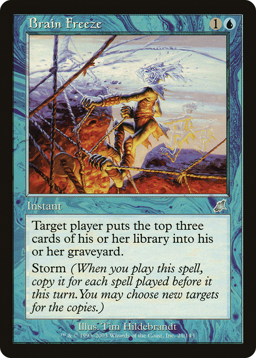 Brain Freeze (SCG-029) - Scourge Foil