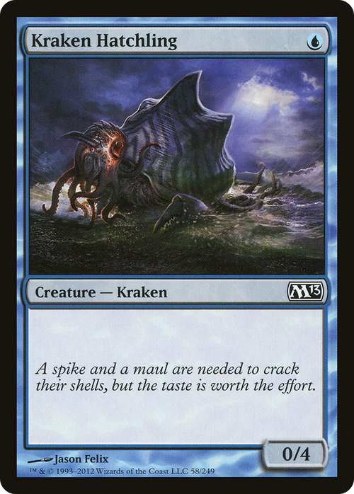Kraken Hatchling (M13-058) - Magic 2013
