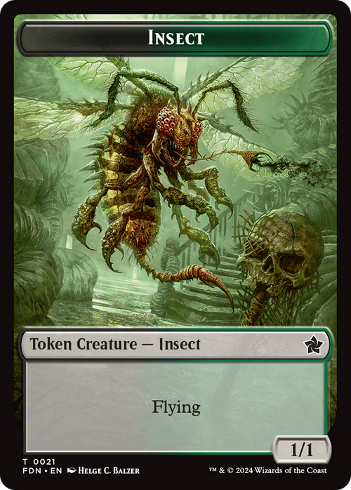 Insect (TFDN-021) - Foundations Tokens Foil