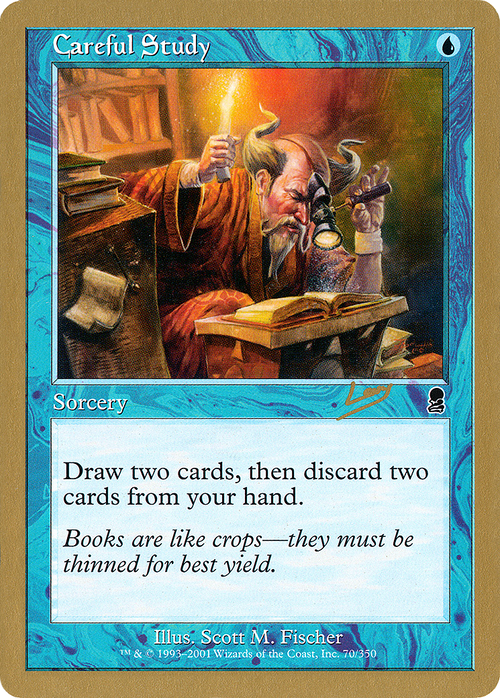 Careful Study - 2002 Raphael Levy (ODY) (WCD-) - World Championship Decks 2002