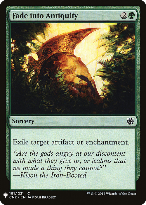 Fade into Antiquity (LIST-CN2-181) - The List