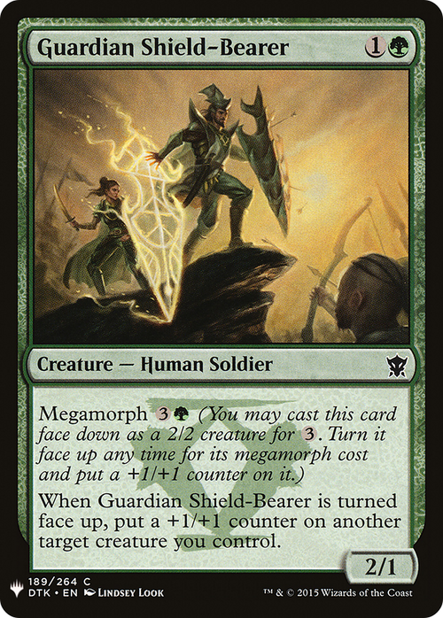 Guardian Shield-Bearer (LIST-DTK-189) - The List