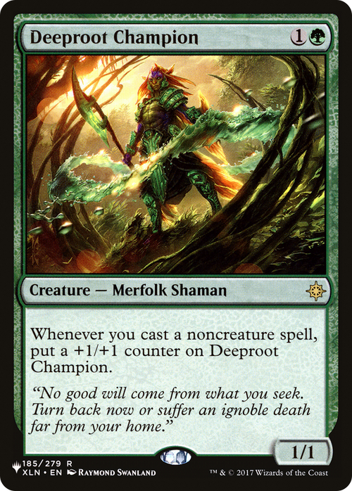 Deeproot Champion (LIST-XLN-185) - The List