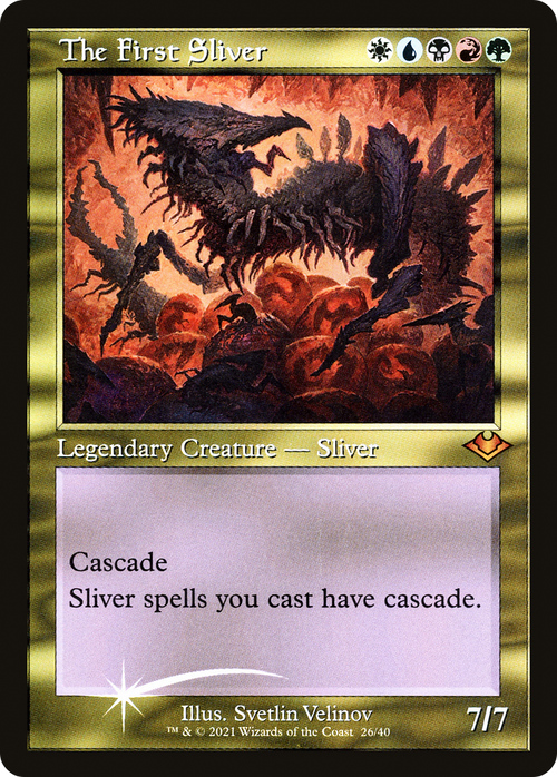 The First Sliver (Retro Frame) (MH1-026) - Modern Horizons 1 Timeshifts Foil