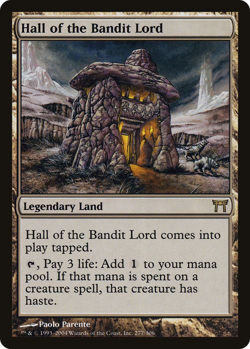 Hall of the Bandit Lord (CHK-277) - Champions of Kamigawa