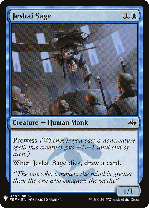 Jeskai Sage (LIST-FRF-38) - The List