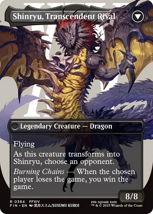 Zenos yae Galvus (Borderless) (FIN-384) - FINAL FANTASY Foil