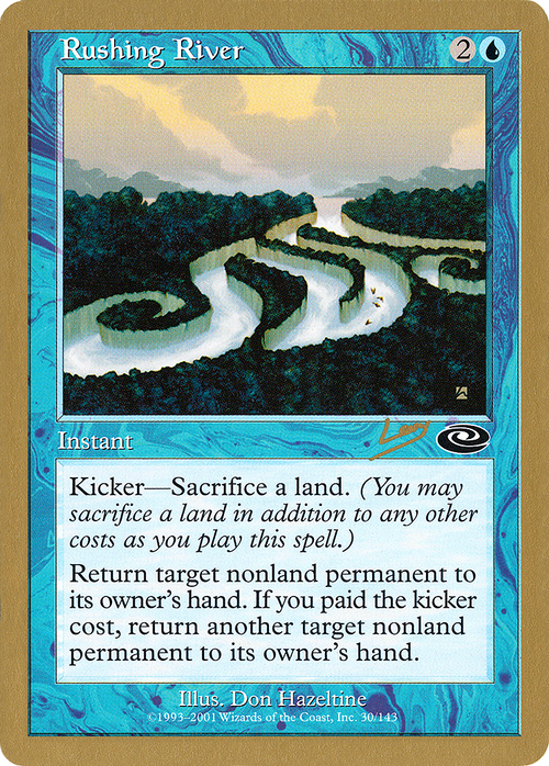 Rushing River - 2002 Raphael Levy (PLS) (WCD-) - World Championship Decks 2002