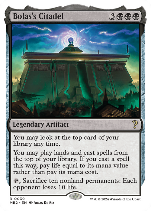 Bolas's Citadel (White Border) (MB2-039) - Mystery Booster 2