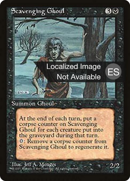 Scavenging Ghoul (4BB-) - Fourth Edition Foreign Black Border