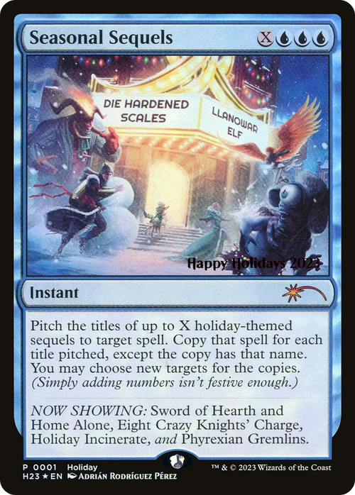 Seasonal Sequels (SPECIAL-001) - Happy Holidays Foil