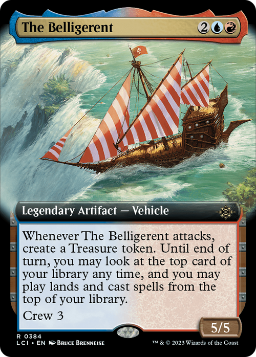 The Belligerent (Extended Art) (LCI-384) - The Lost Caverns of Ixalan: (Extended Art) Foil