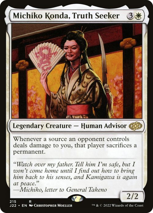 Michiko Konda, Truth Seeker (J22-215) - Jumpstart 2022