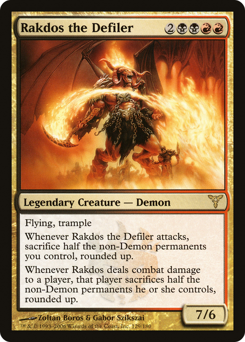 Rakdos the Defiler (DIS-129) - Dissension