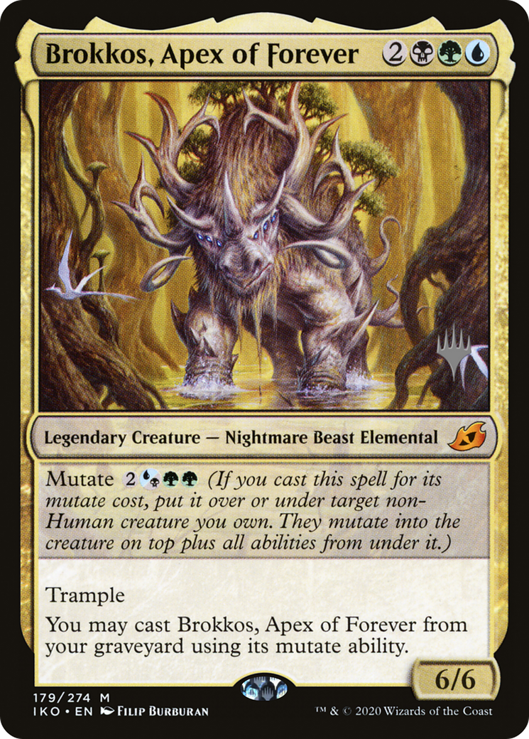Brokkos, Apex of Forever (PPIKO-179P) - Ikoria: Lair of Behemoths Promos Foil