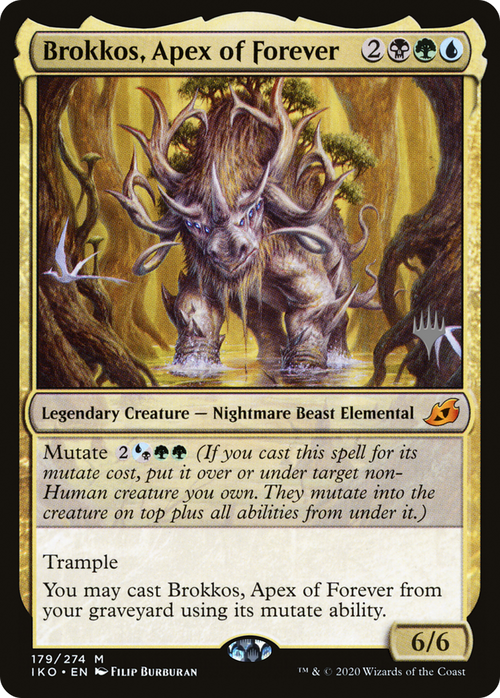 Brokkos, Apex of Forever (PPIKO-179P) - Ikoria: Lair of Behemoths Promos Foil
