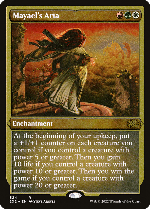 Mayael's Aria (Foil Etched) (2X2-524) - Double Masters 2022 Foil