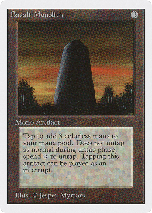 Basalt Monolith (2ED-) - Unlimited Edition