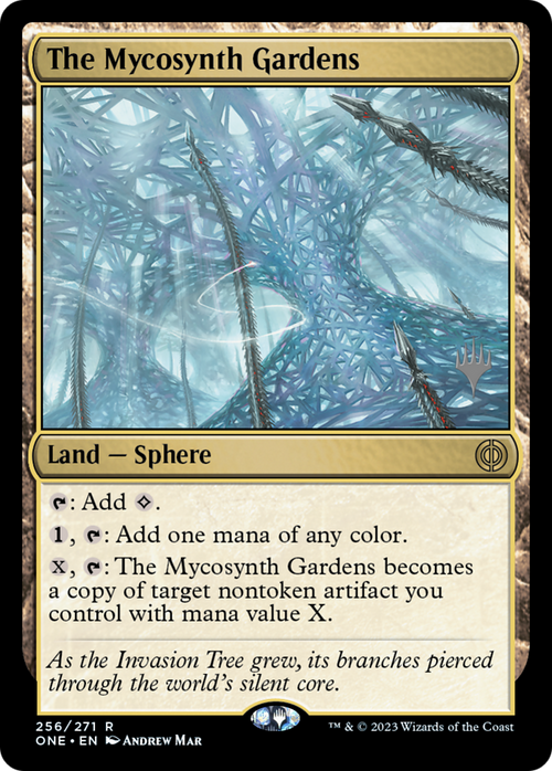 The Mycosynth Gardens (PPONE-256) - Phyrexia: All Will Be One Promos