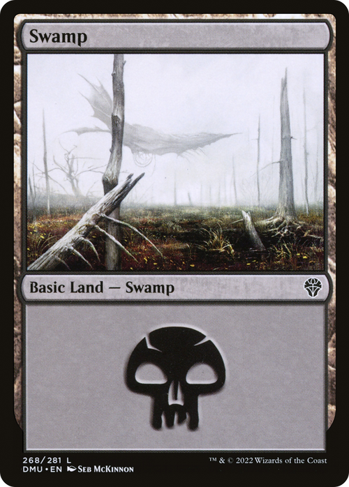 Swamp (268) (DMU-268) - Dominaria United Foil