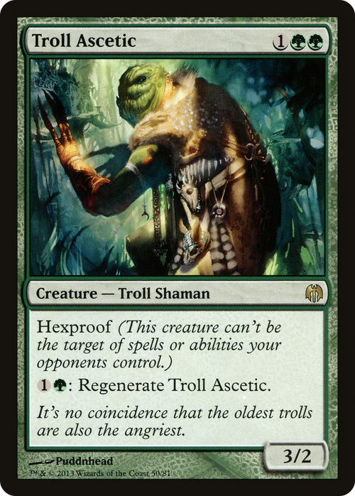 Troll Ascetic (DDL-050) - Duel Decks: Heroes vs. Monsters