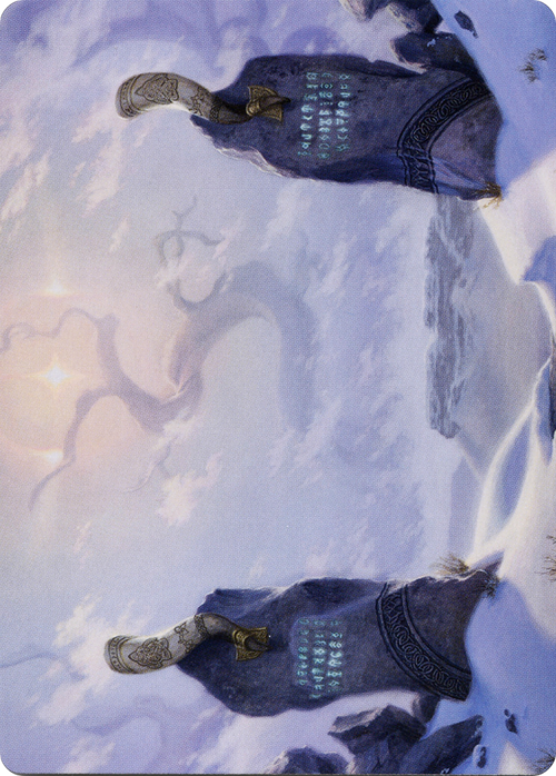 Snow-Covered Plains // Snow-Covered Plains (ASKHM-074) - Art Series: Kaldheim (Borderless) Foil