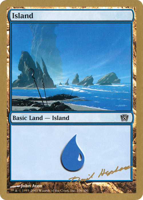 Island (336) - 2003 Dave Humpherys (8ED) (WCD-DH336) - World Championship Decks 2003