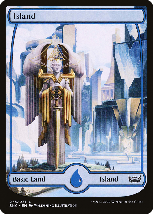 Island (275) (SNC-275) - Streets of New Capenna: (Full Art) Foil