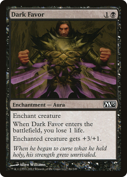 Dark Favor (M13-086) - Magic 2013