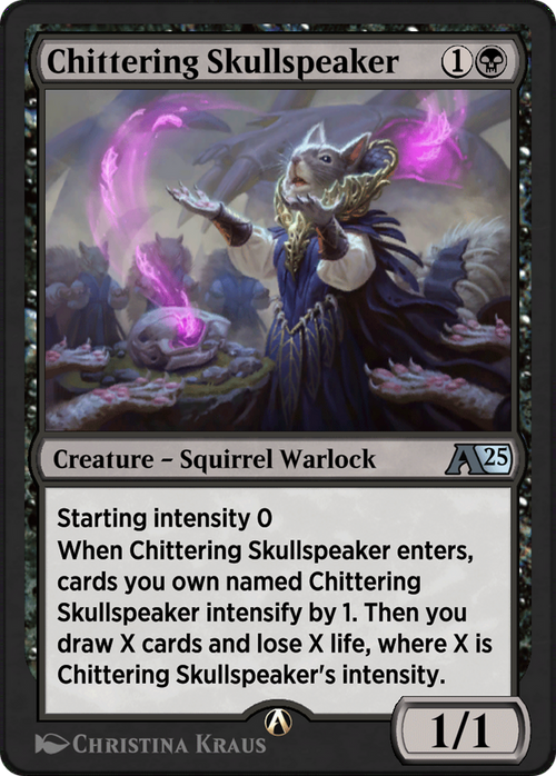 Chittering Skullspeaker (YBLB-009) - Alchemy: Bloomburrow
