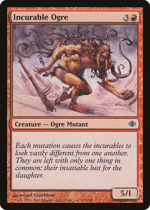 Incurable Ogre (ALA-105) - Shards of Alara Foil
