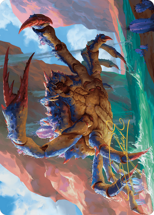 Canyon Crab // Canyon Crab (AOTJ-004) - Outlaws of Thunder Junction Art Series (Borderless) Foil