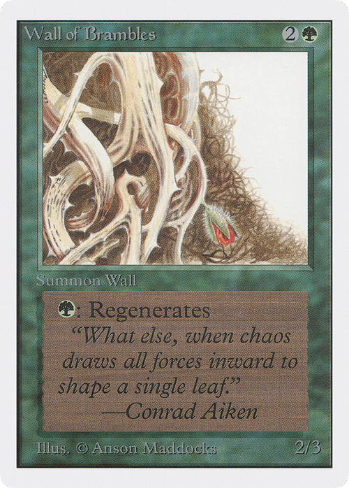 Wall of Brambles (2ED-) - Unlimited Edition